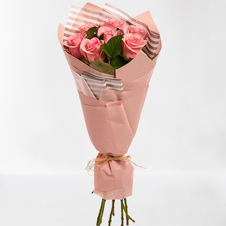 7 ADET PEMBE GÜL