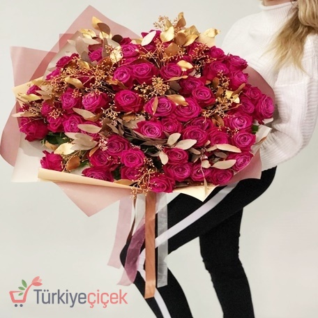 100 ADET FUŞYA GÜL 