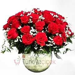  30 PIECES OF RED ROSES IN